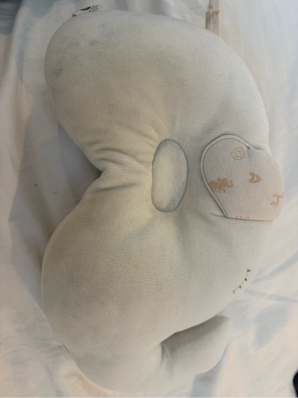 John n Tree Soft Cream Infant Head Support Pillow